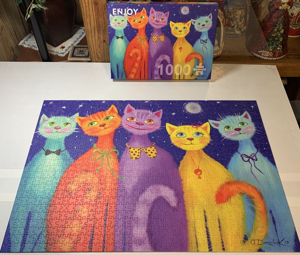 Smiling Cats - Enjoy puzzle collectible [Barcode 5949194017386] - Main Image 2