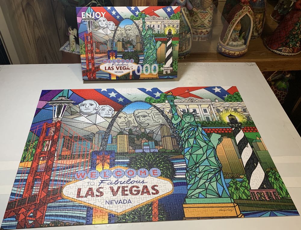 American Landmarks Collage - Enjoy puzzle collectible [Barcode 5949194019373] - Main Image 2