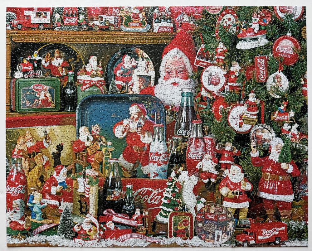 Coca-Cola Christmas - Springbok puzzle collectible [Barcode 091683154975] - Main Image 2