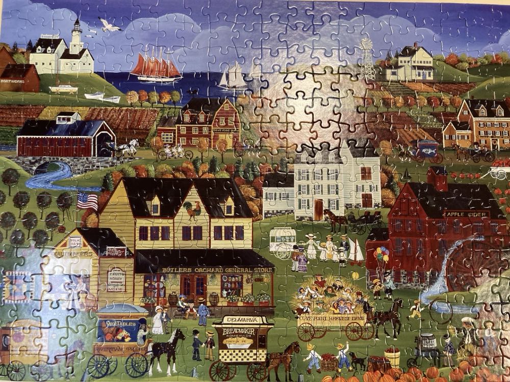 Harvest Days In Cove Point - Eurographics puzzle collectible [Barcode 628136353892] - Main Image 2