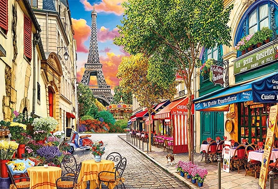 Small Street In Paris - goliath puzzle collectible [Barcode 8720077199286] - Main Image 2