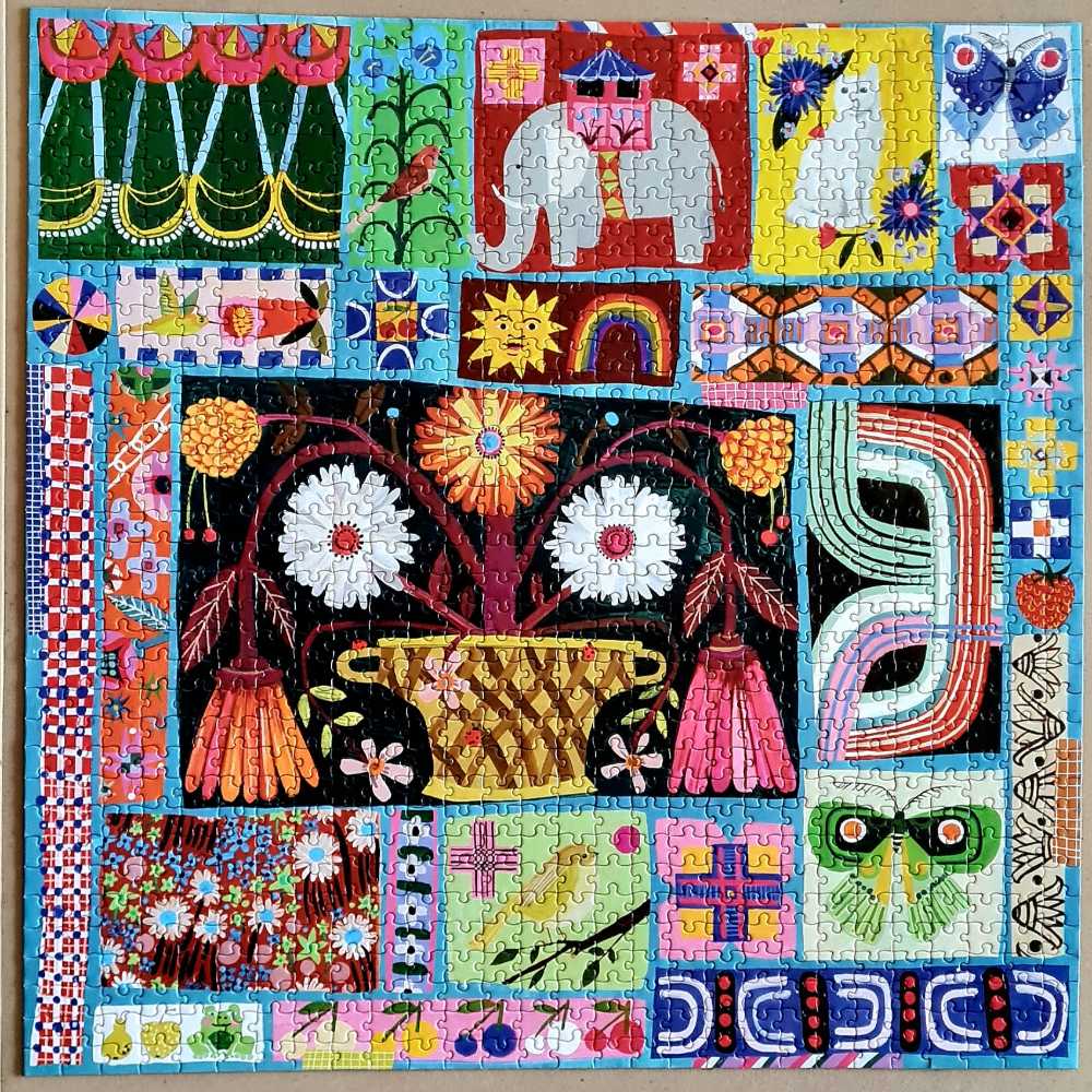 Dutch Quilt Sampler - eeBoo Puzzles puzzle collectible [Barcode 689196512254] - Main Image 2