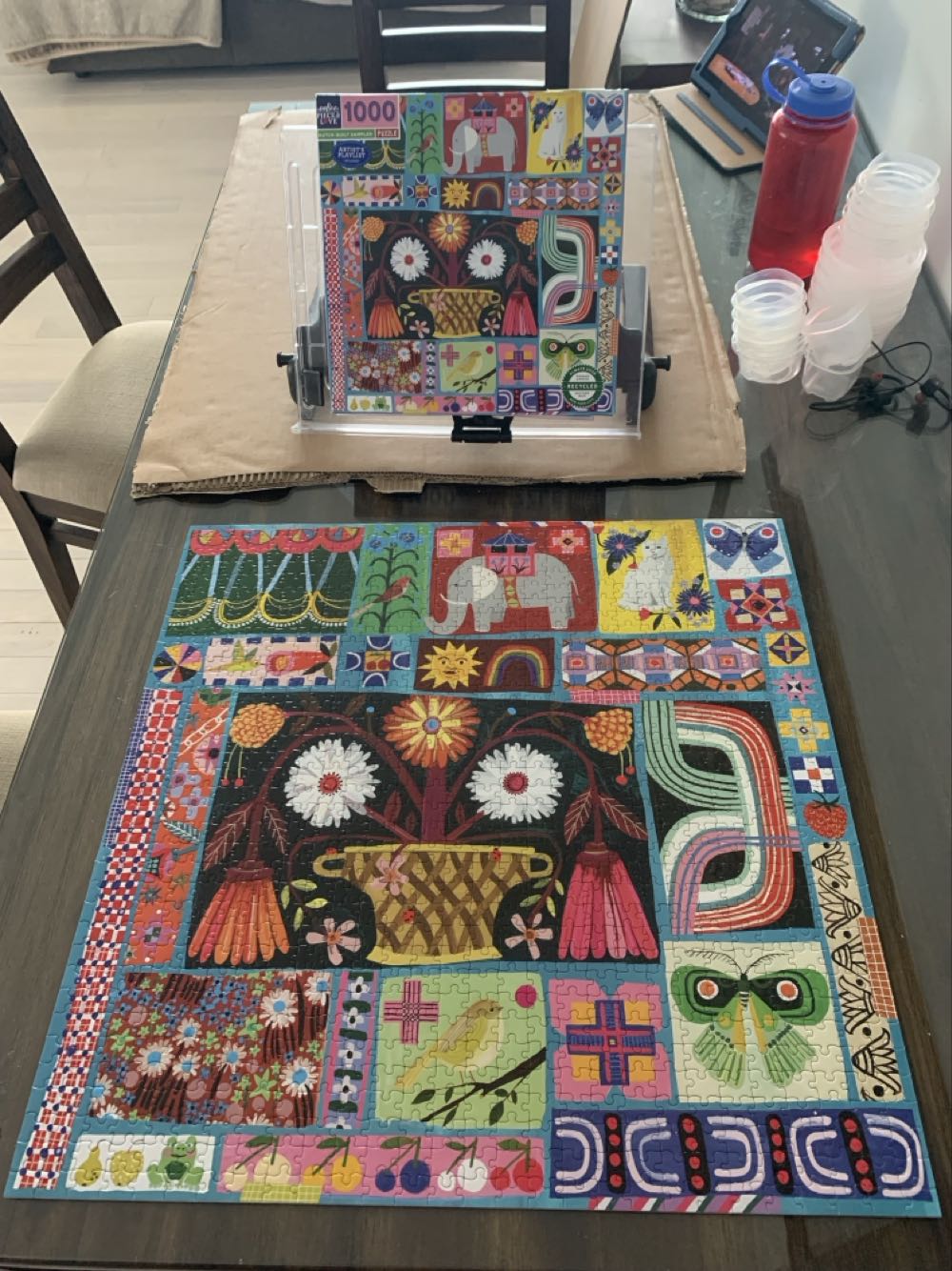 Dutch Quilt Sampler - eeBoo Puzzles puzzle collectible [Barcode 689196512254] - Main Image 3