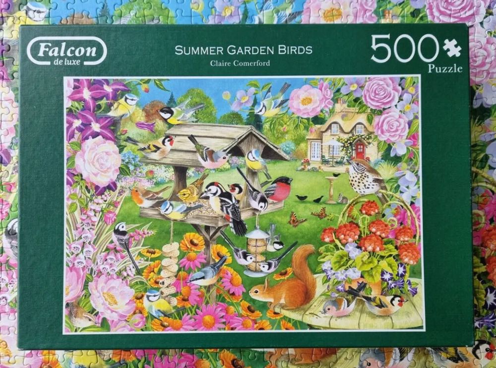 Summer Garden Birds - Falcon de luxe puzzle collectible [Barcode 8710126112533] - Main Image 4