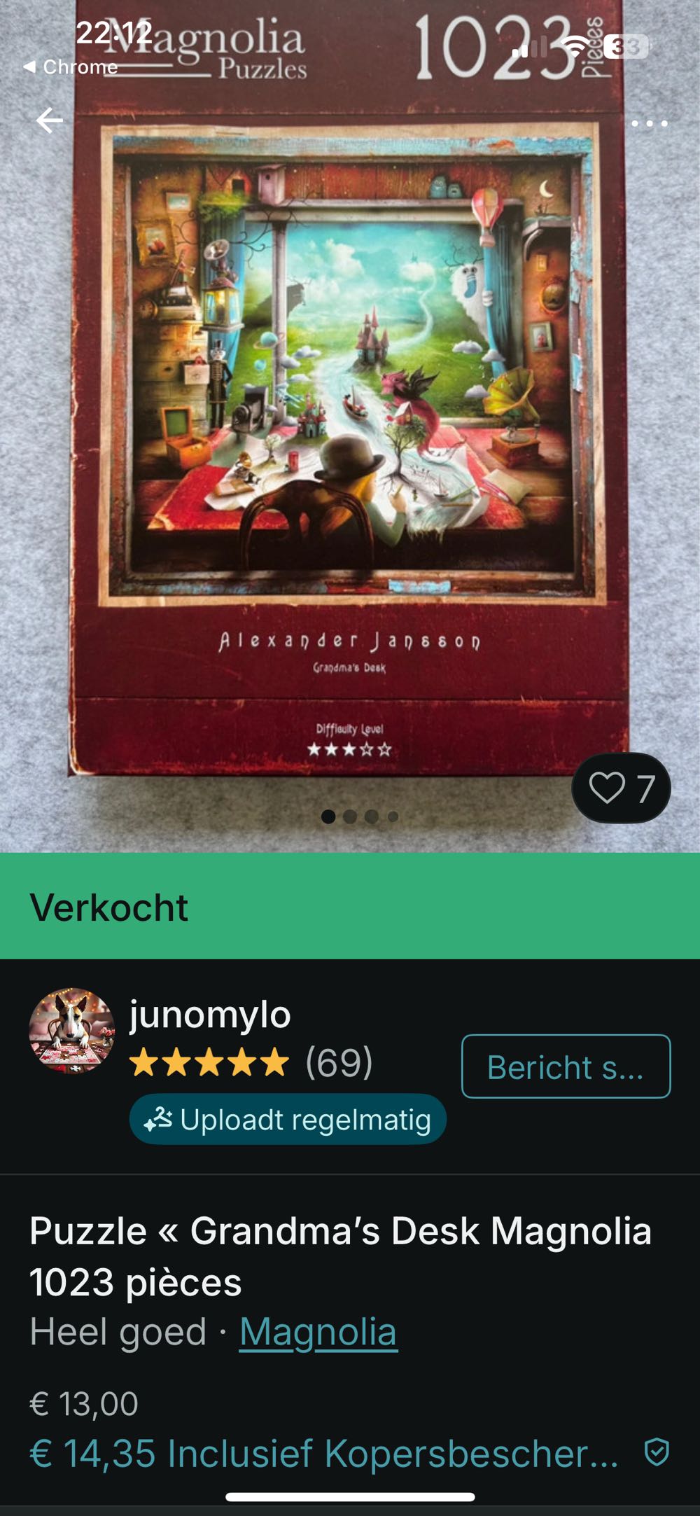 Grandma’s Desk - Magnolia puzzle collectible [Barcode 8699375066838] - Main Image 4