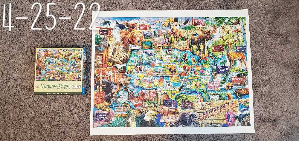 National Parks Of America  - Master Pieces puzzle collectible [Barcode 705988608865] - Main Image 2
