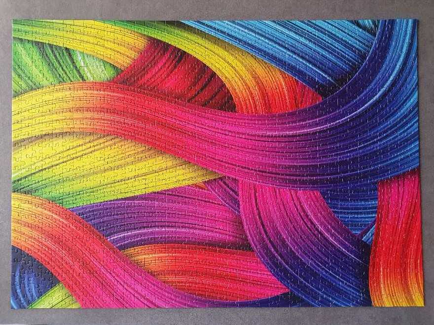 Knitting Rainbows - Enjoy Puzzle puzzle collectible [Barcode 5949194016440] - Main Image 2