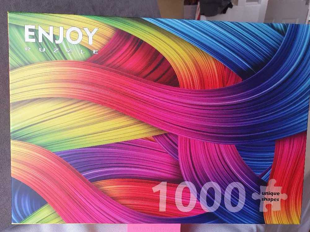 Knitting Rainbows - Enjoy Puzzle puzzle collectible [Barcode 5949194016440] - Main Image 3