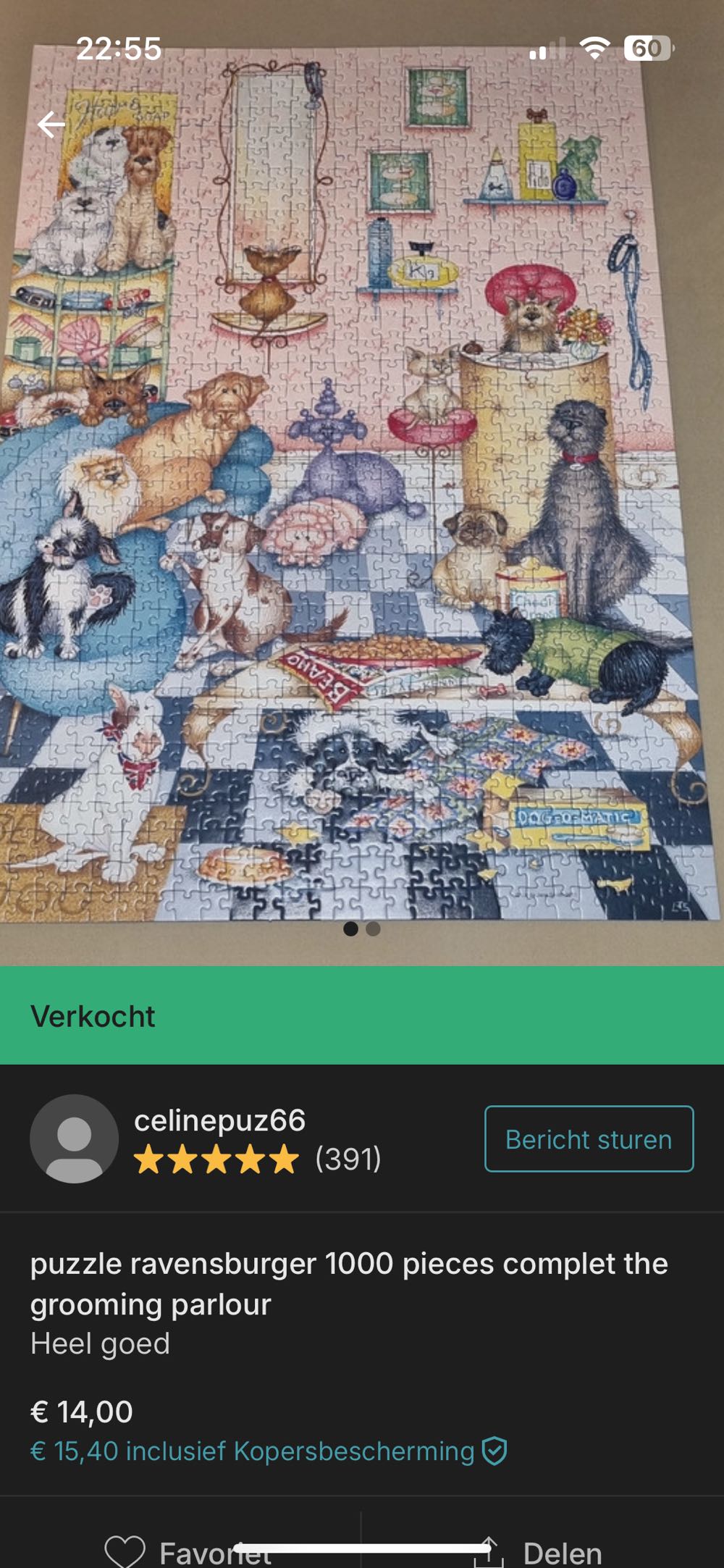 The Grooming Parlour - Ravensburger 🇬🇧 puzzle collectible [Barcode 4005556190331] - Main Image 4
