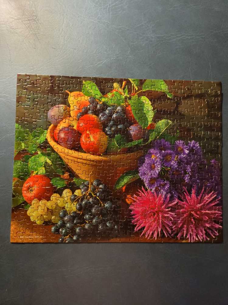 Seasonal Fruit & Flower Still Life - Hasbro / Big Ben puzzle collectible - Main Image 2