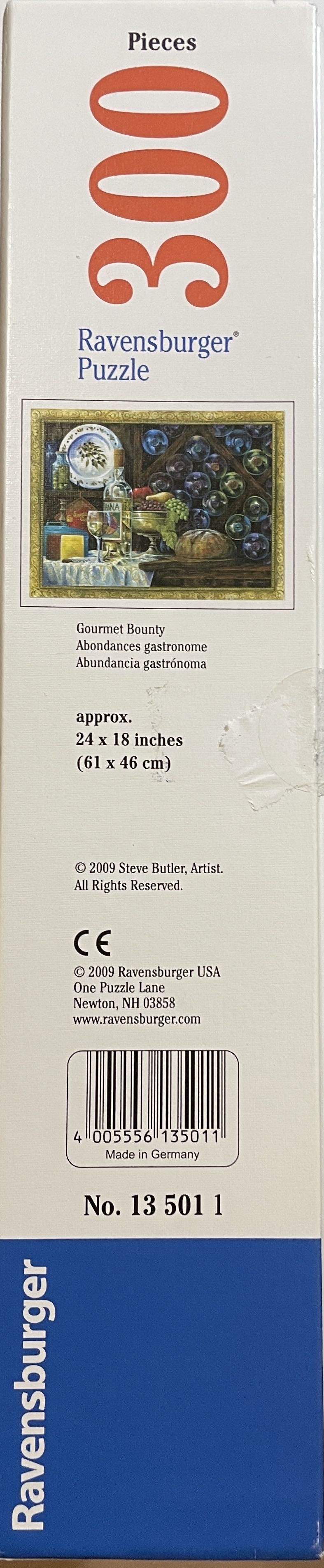 Gourmet Bounty (SOLD) - Ravensburger puzzle collectible [Barcode 4005556135011] - Main Image 2