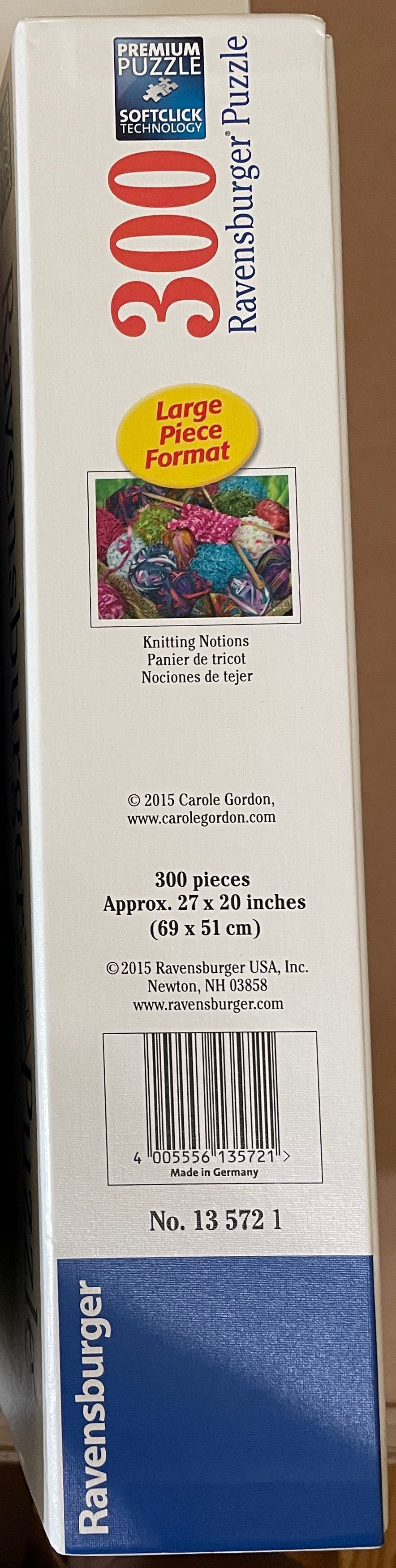 Knitting Notions - Ravensburger puzzle collectible [Barcode 4005556135721] - Main Image 2