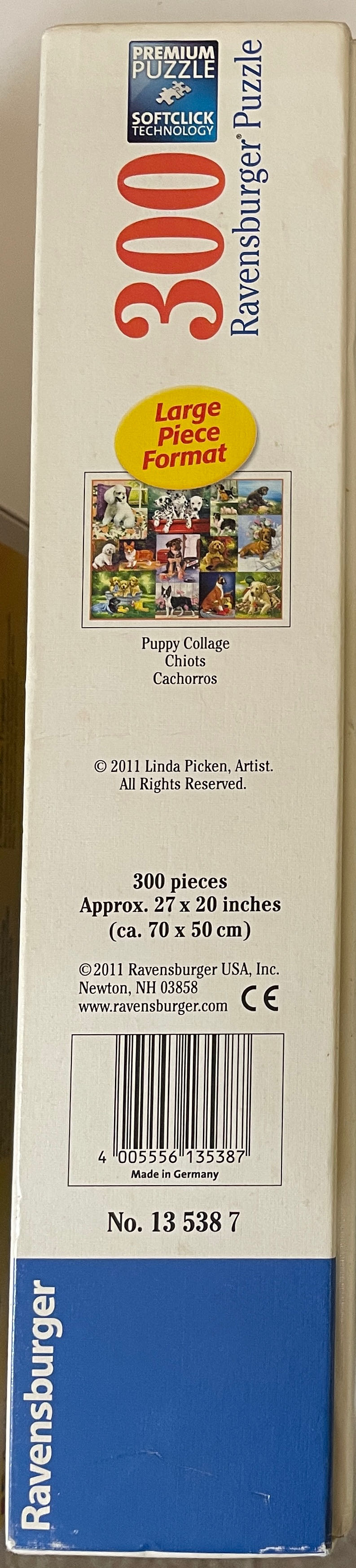 Puppy Collage - Ravensburger puzzle collectible [Barcode 4005556135387] - Main Image 2