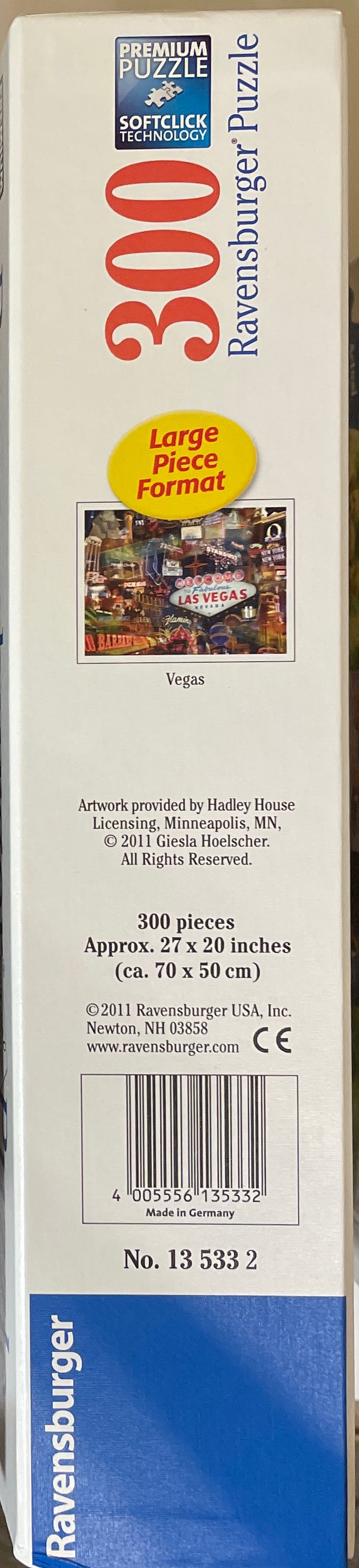 Vegas - 814, 4/3/25 - SOLD - Ravensburger puzzle collectible [Barcode 4005556135332] - Main Image 2