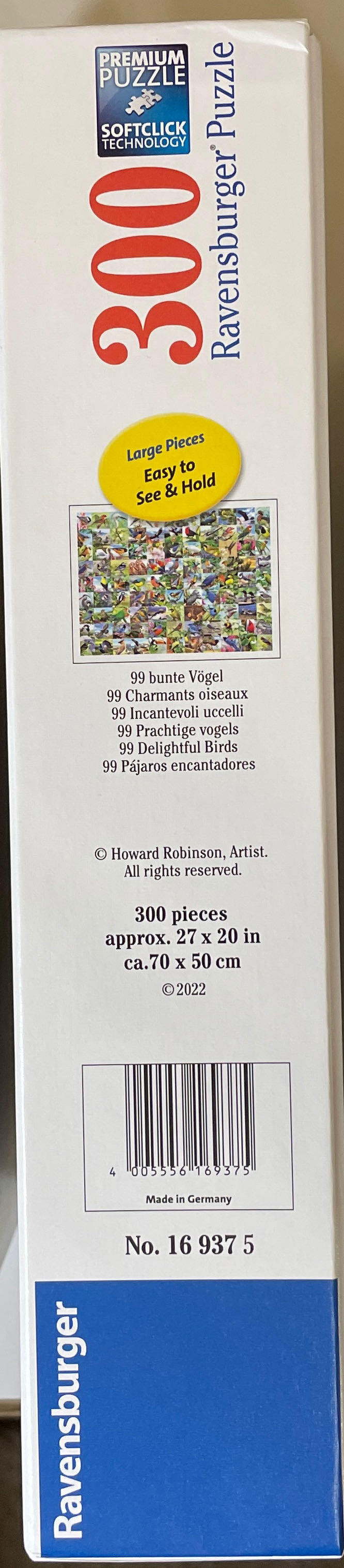 99 Delightful Birds (SOLD) - Ravensburger puzzle collectible [Barcode 4005556169375] - Main Image 2