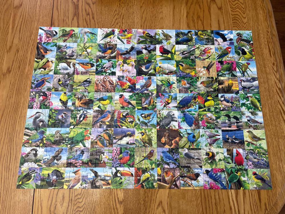 99 Delightful Birds (SOLD) - Ravensburger puzzle collectible [Barcode 4005556169375] - Main Image 3