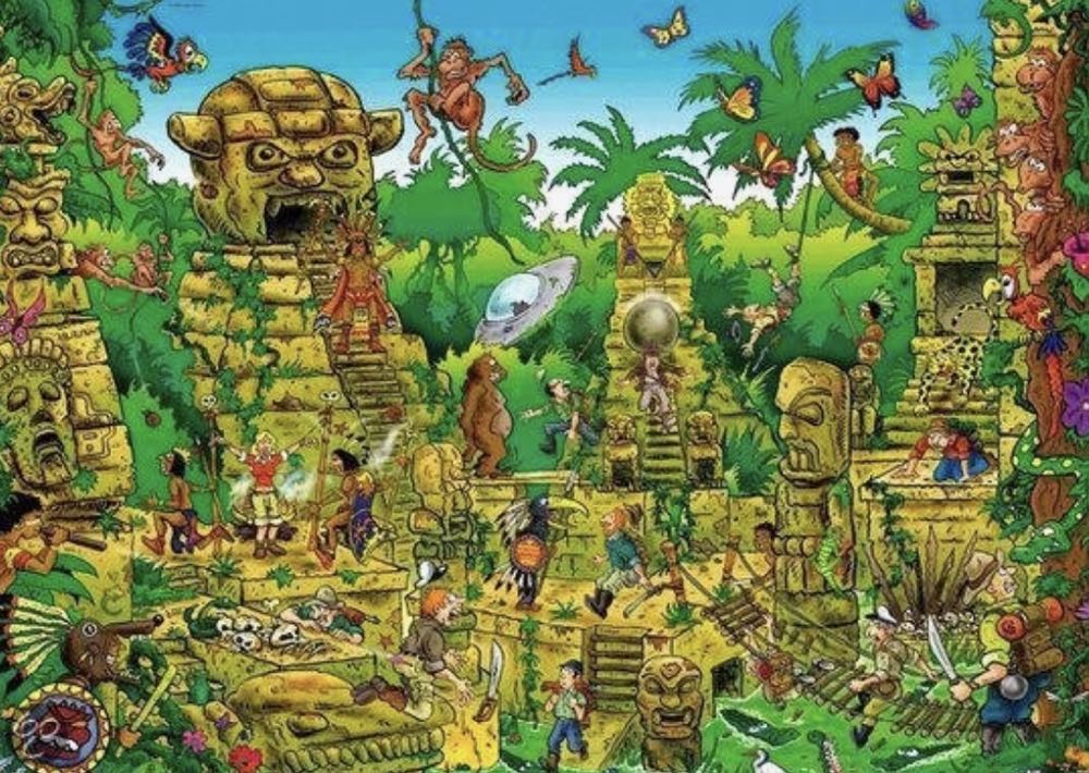 Lost Temple Karli Burns - Heye Puzzle puzzle collectible [Barcode 4001689291853] - Main Image 2