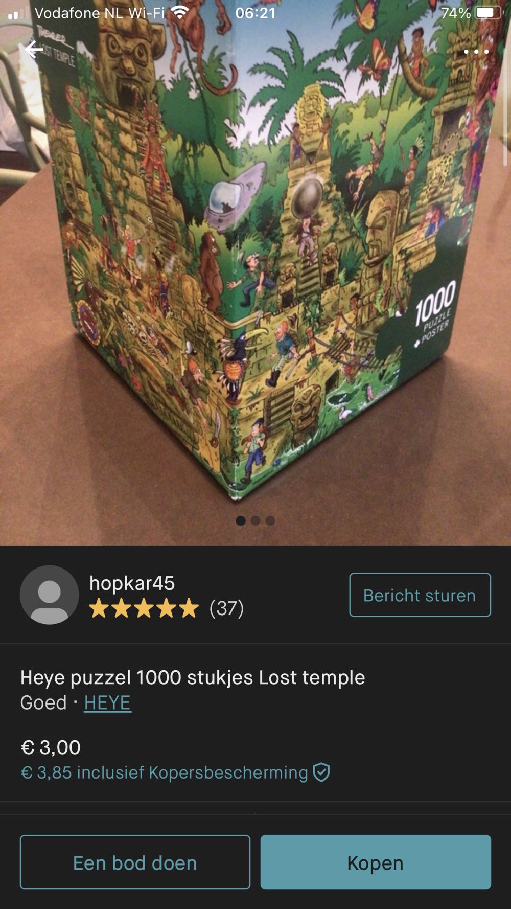 Lost Temple Karli Burns - Heye Puzzle puzzle collectible [Barcode 4001689291853] - Main Image 4