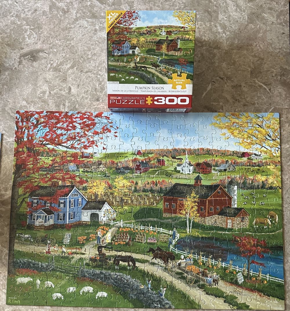 Pumpkin Season - EuroGraphics puzzle collectible [Barcode 628136353878] - Main Image 2