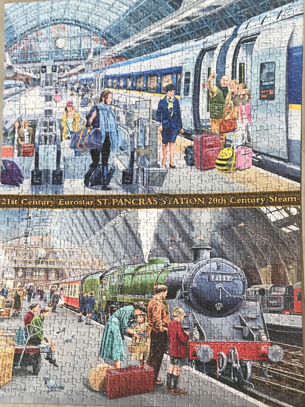 St Pancras Now And Then - Ravensburger puzzle collectible [Barcode 4005556195671] - Main Image 3