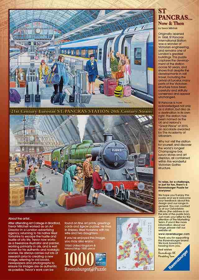 St Pancras Now And Then - Ravensburger puzzle collectible [Barcode 4005556195671] - Main Image 4