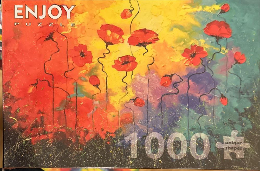 Magic Poppies - Enjoy puzzle collectible [Barcode 5949194017232] - Main Image 1