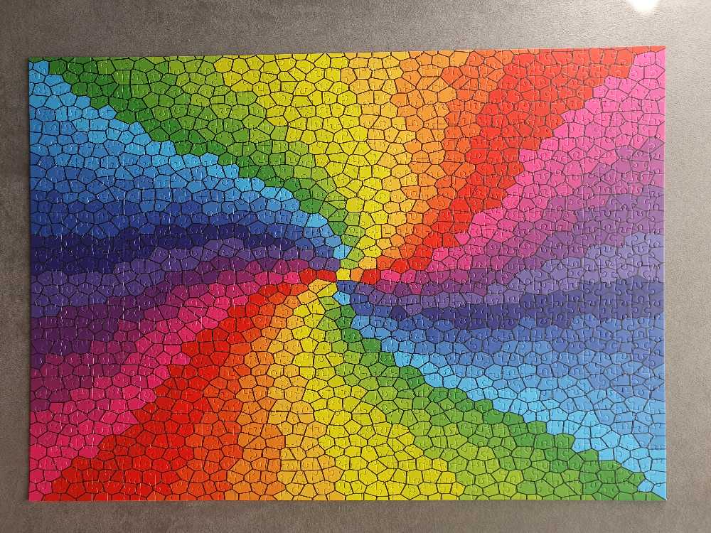 Stained Glass Rainbow Burst - Enjoy puzzle collectible [Barcode 5949194019700] - Main Image 2