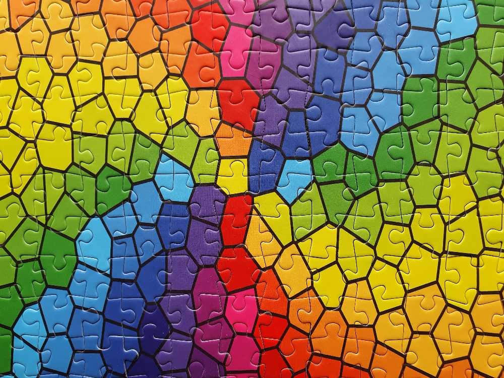 Stained Glass Rainbow Burst - Enjoy puzzle collectible [Barcode 5949194019700] - Main Image 3