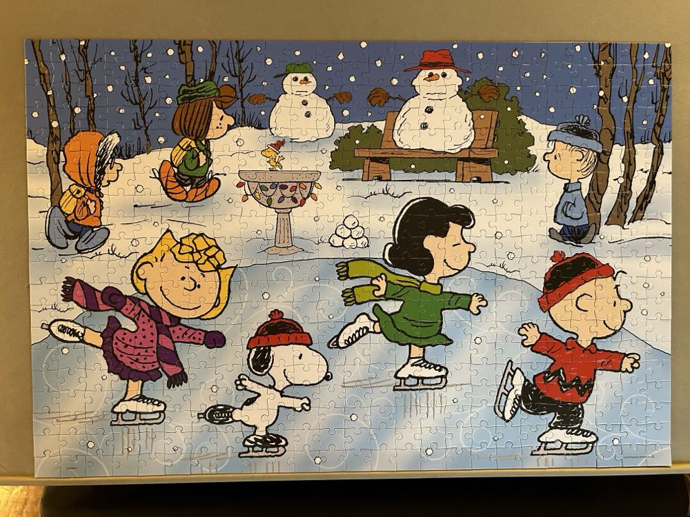 Peanuts Skating Fun (Donated To LPL) - Current puzzle collectible - Main Image 2