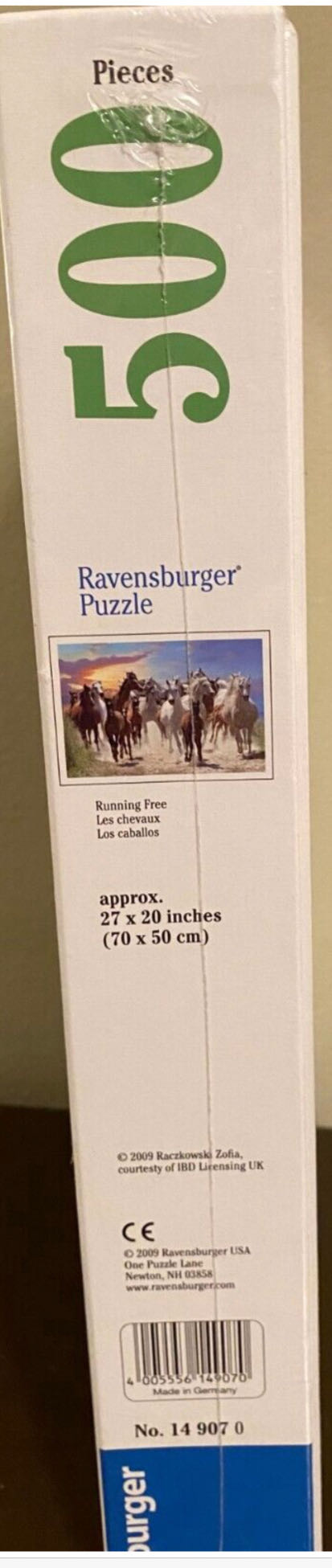 Running Free (SOLD) - Ravensburger puzzle collectible [Barcode 4005556149070] - Main Image 2