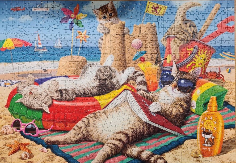 Cat Relaxation  - Trefl puzzle collectible [Barcode 5900511106749] - Main Image 3