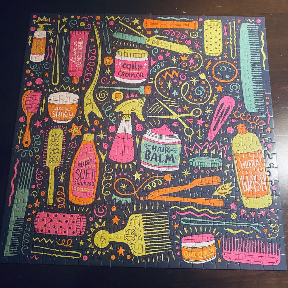 I Love My Hair - Galison puzzle collectible [Barcode 9780735375772] - Main Image 2