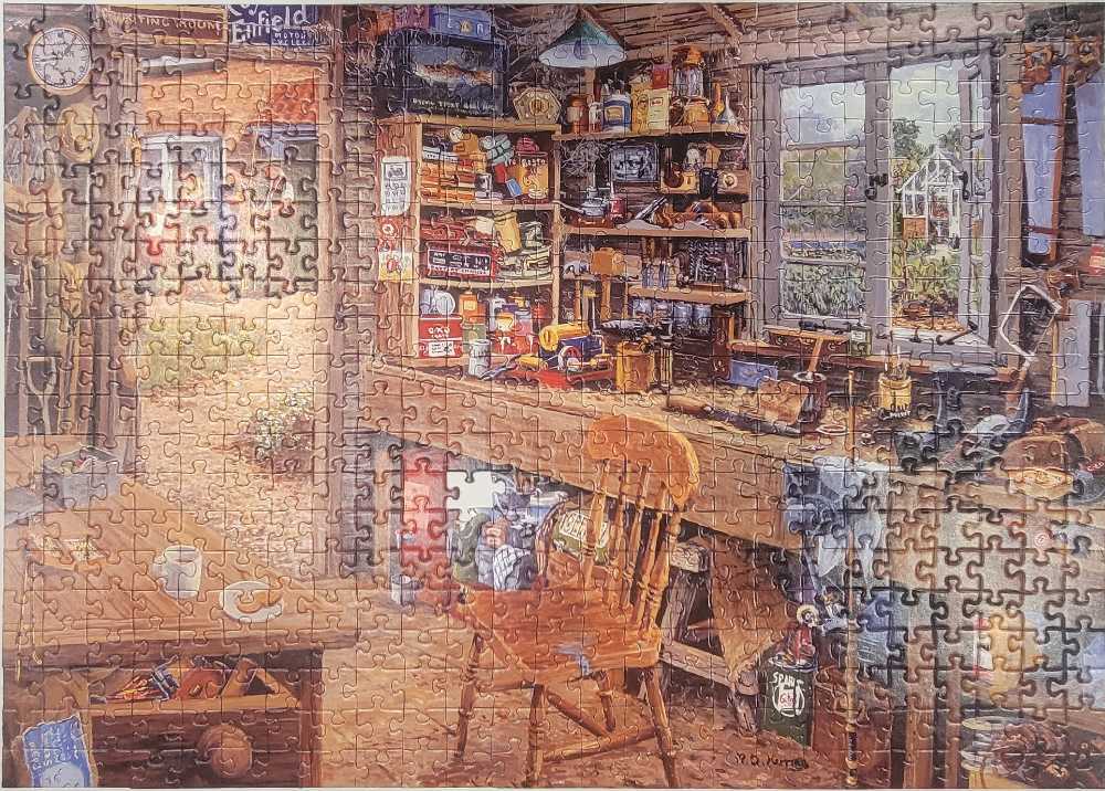 Dad’s Shed - Ravensburger puzzle collectible - Main Image 2
