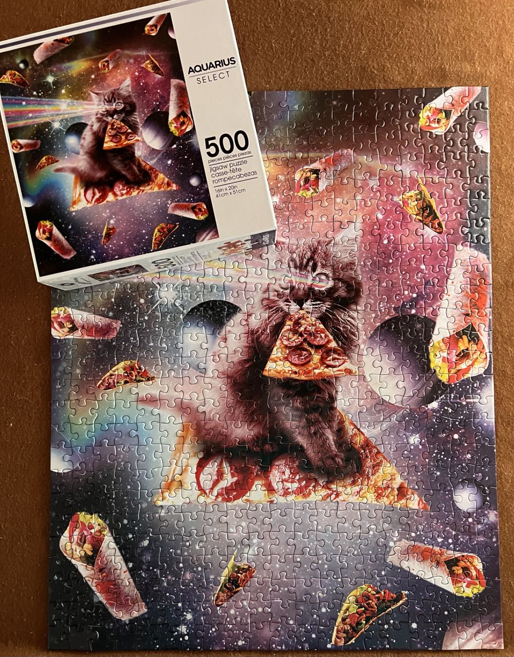 Galaxy Cat Pizza - Aquarious puzzle collectible [Barcode 840391148130] - Main Image 2