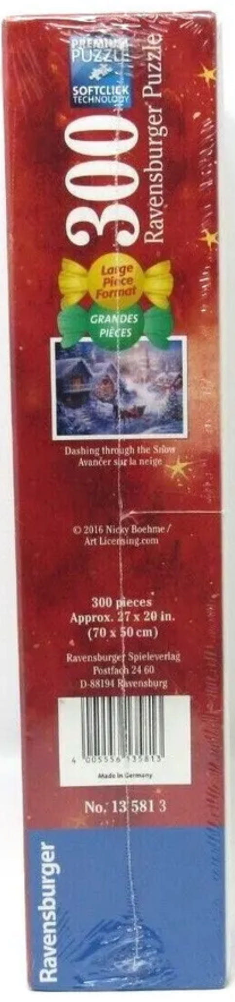 Dashing Through The Snow - Ravensburger puzzle collectible [Barcode 4005556135813] - Main Image 2