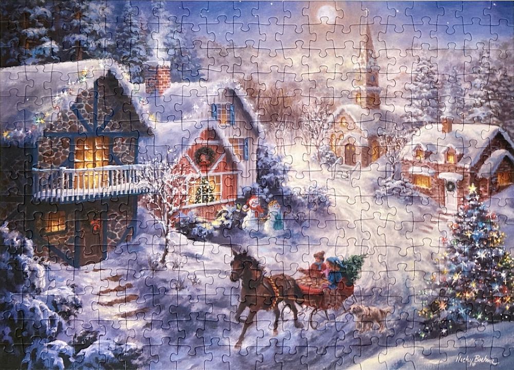 Dashing Through The Snow - Ravensburger puzzle collectible [Barcode 4005556135813] - Main Image 4