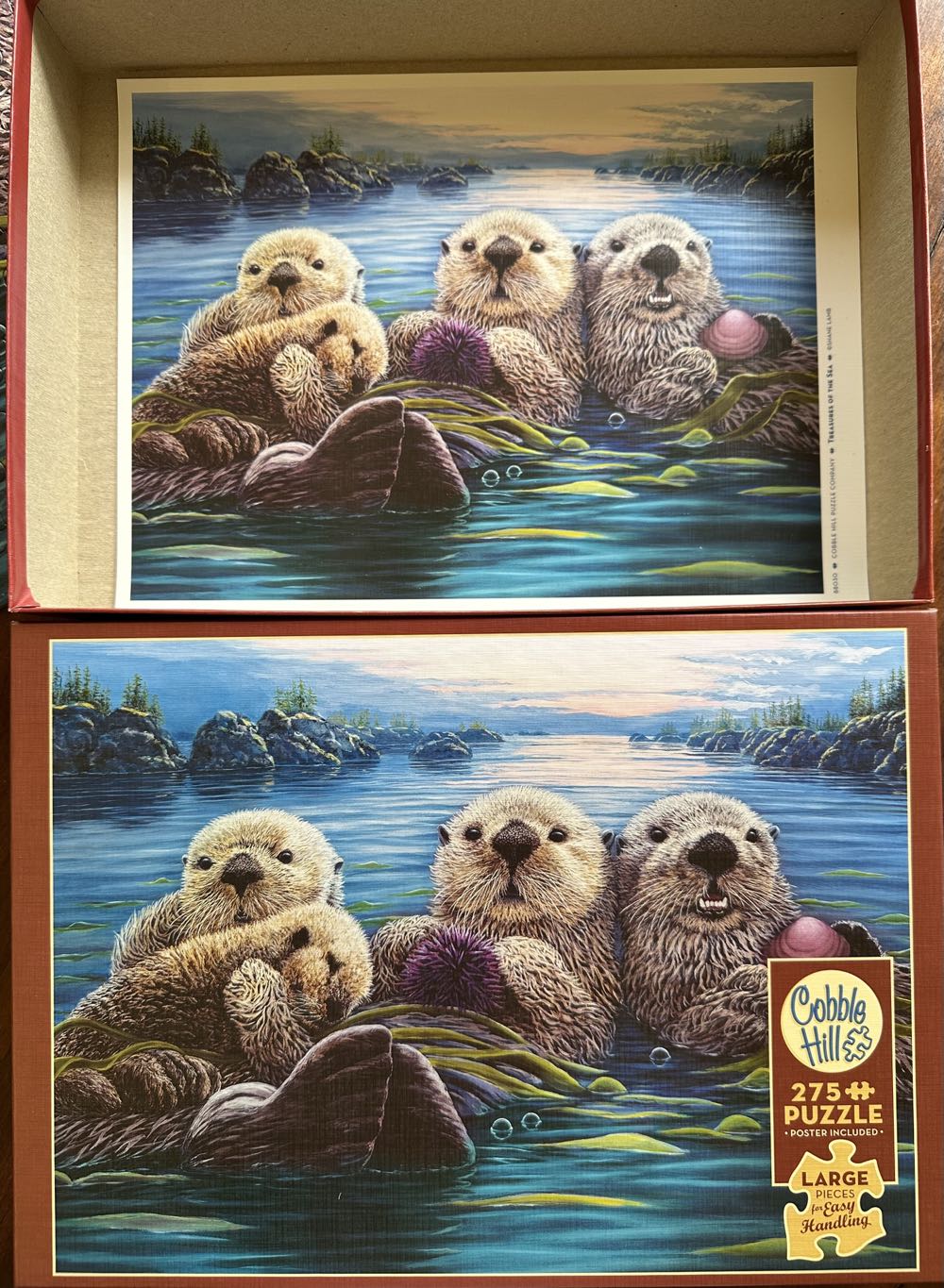 Treasures Of The Sea - Cobble Hill puzzle collectible [Barcode 625012880305] - Main Image 3