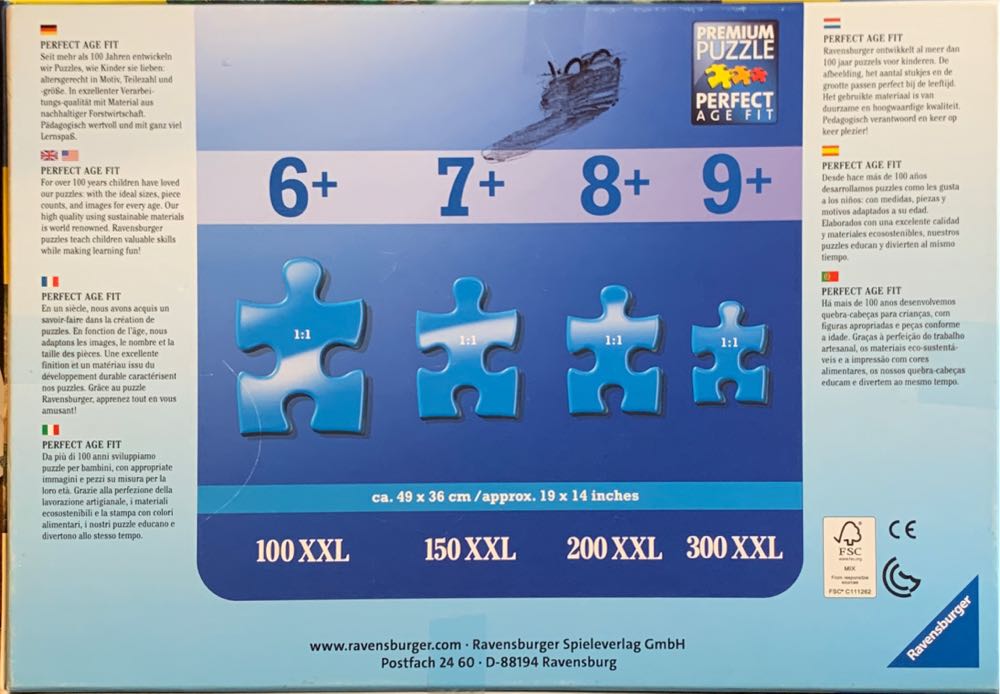 Princess & Unicorn - Ravensburger puzzle collectible [Barcode 4005556105595] - Main Image 2