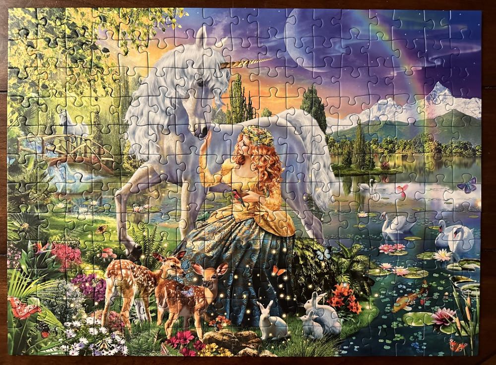 Princess & Unicorn - Ravensburger puzzle collectible [Barcode 4005556105595] - Main Image 3