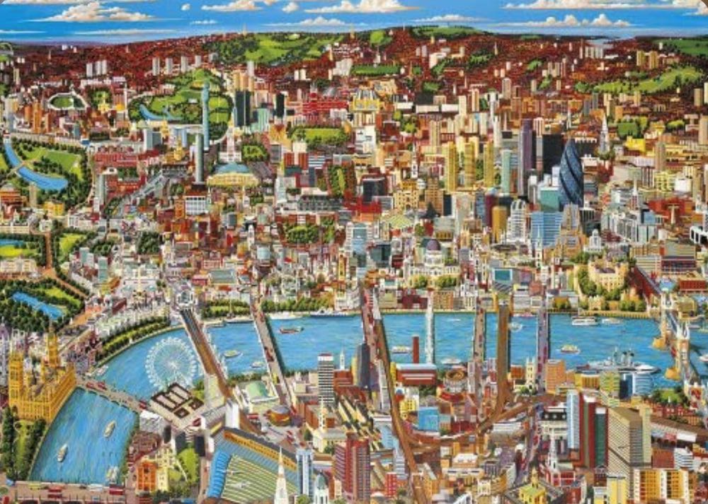 London Looking North - Gibsons puzzle collectible [Barcode 5012269008302] - Main Image 2
