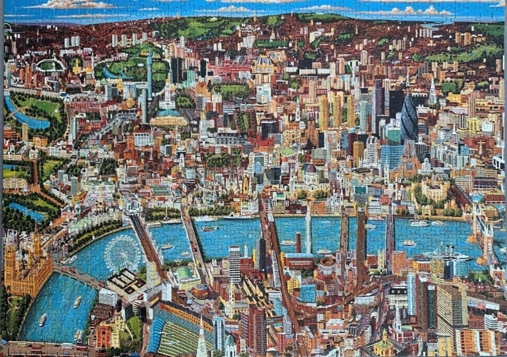 London Looking North - Gibsons puzzle collectible [Barcode 5012269008302] - Main Image 3