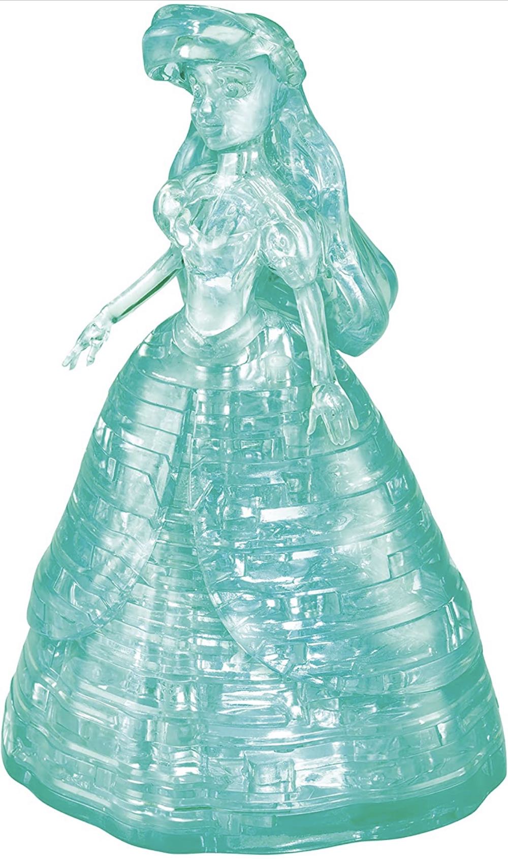 3D Crystal Puzzle Ariel Human (Teal) - Bepuzzled puzzle collectible - Main Image 1