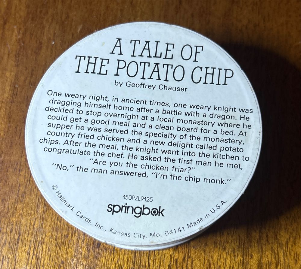 Potato Chip - Mini Round - Springbok puzzle collectible - Main Image 2