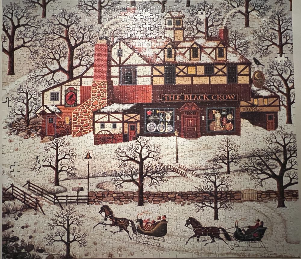 Snowy Mountainside - MB Puzzle puzzle collectible - Main Image 2