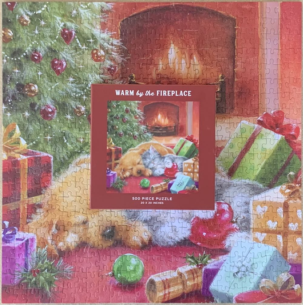 Warm by the Fireplace - Galison puzzle collectible [Barcode 9780735378117] - Main Image 2