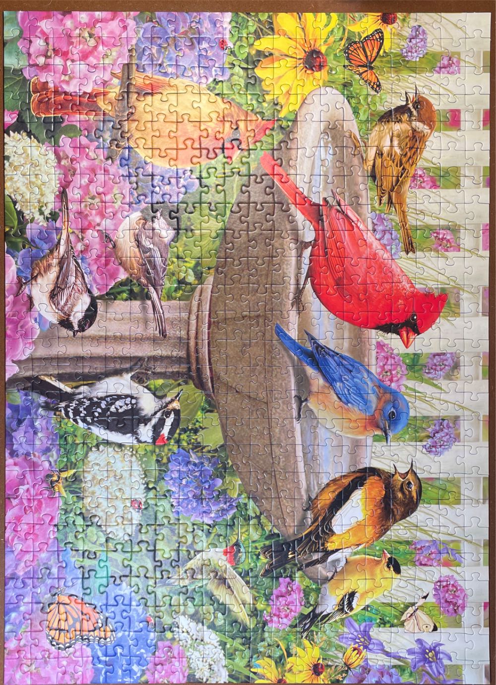 At The Birdbath/Wilderness - Ravensburger 🇩🇪 puzzle collectible [Barcode 4005556804580] - Main Image 2