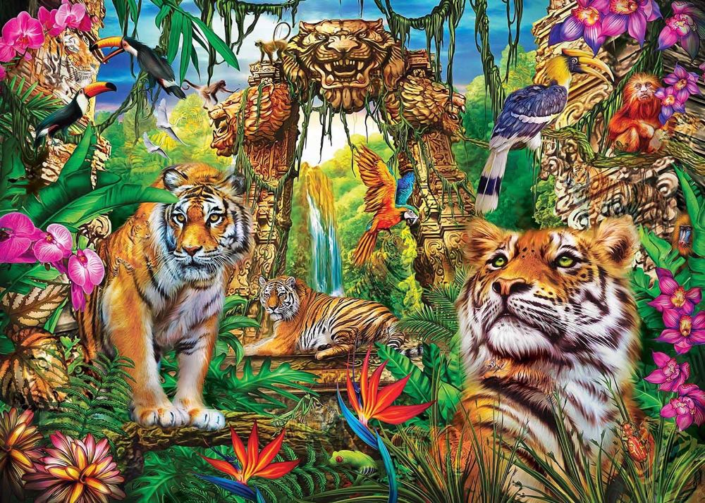 Mystery Of The Jungle - Master Pieces puzzle collectible [Barcode 705988321320] - Main Image 2