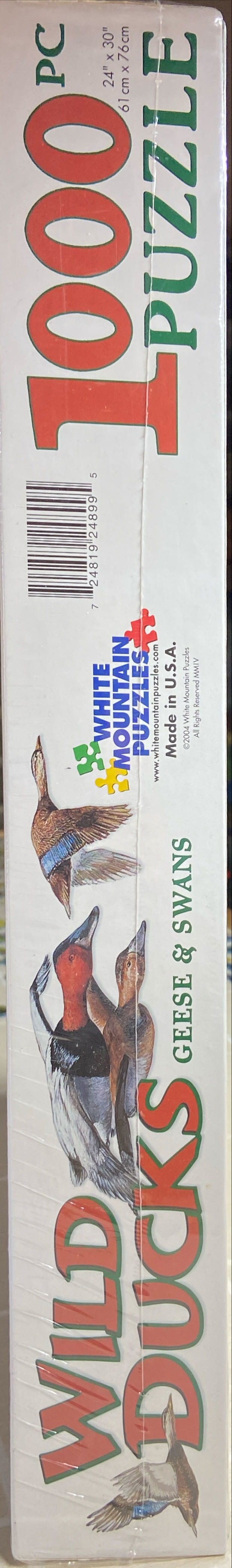 DONATED-Wild Ducks Geese & Swans - White Mountain Puzzles puzzle collectible [Barcode 724819248995] - Main Image 2