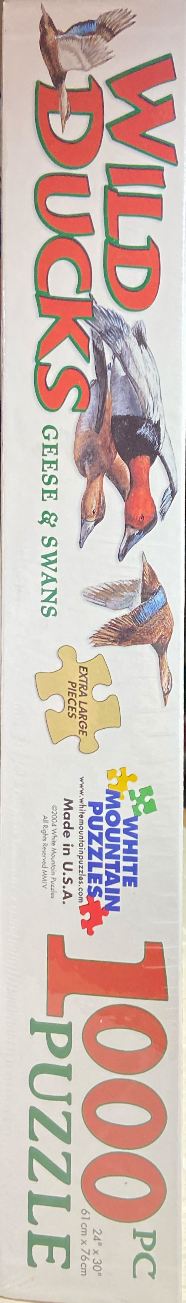 DONATED-Wild Ducks Geese & Swans - White Mountain Puzzles puzzle collectible [Barcode 724819248995] - Main Image 3