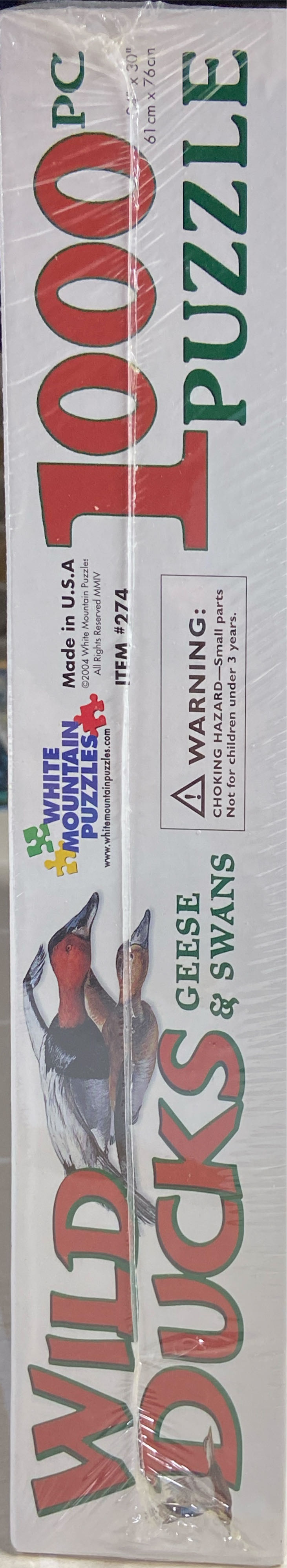 DONATED-Wild Ducks Geese & Swans - White Mountain Puzzles puzzle collectible [Barcode 724819248995] - Main Image 4